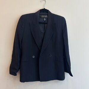 VINTAGE NAVY STRIPED BLAZER